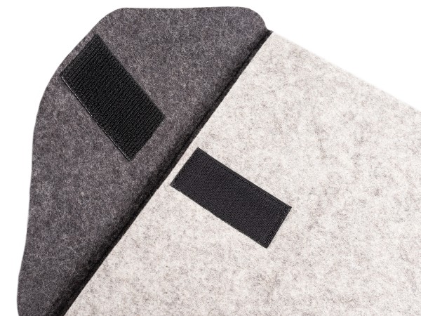 Tablethülle S2 - hell-meliert/graphit