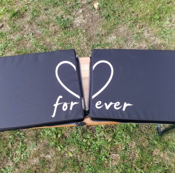 ZWO - "for ever" Herz, Set aus 2 System-Sitzkissen