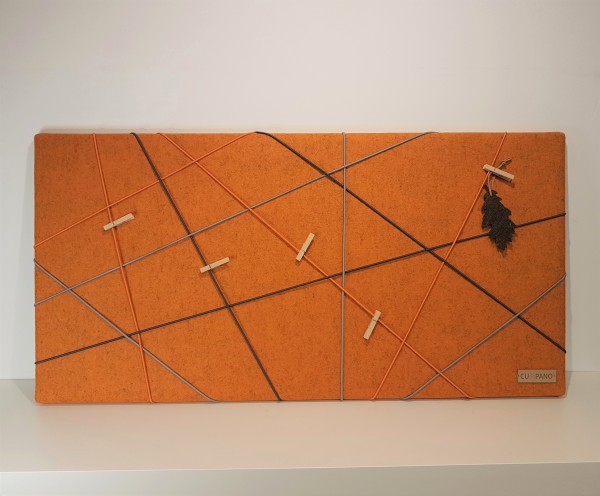 Pinnwand orange