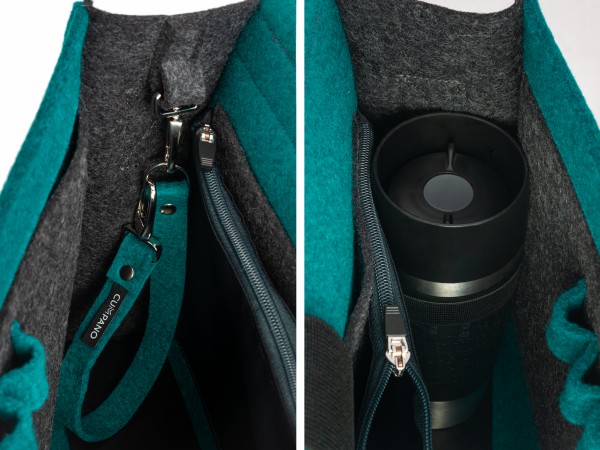 BIG BUDDY F mit Beckengurt, türkis / graphit