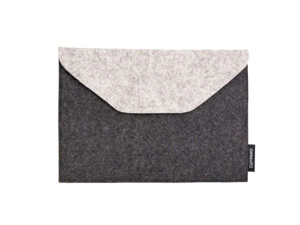 Tablethülle M - graphit / hell-meliert