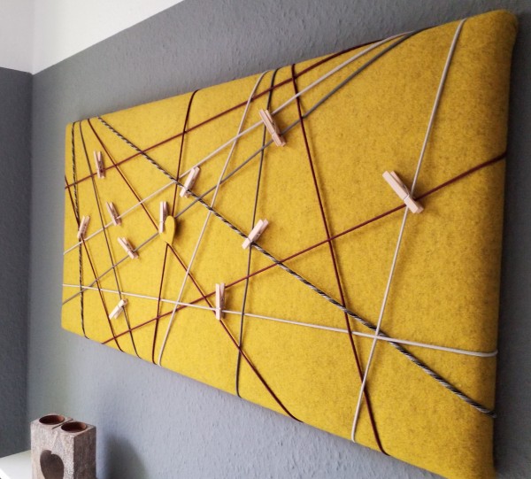 Pinnwand / Memoboard senf
