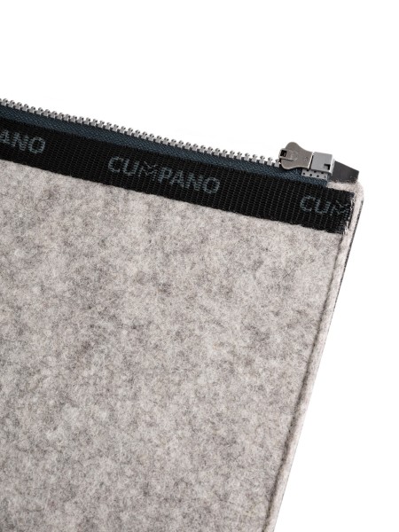 Laptop-/Notebookhülle graphit/hell-meliert