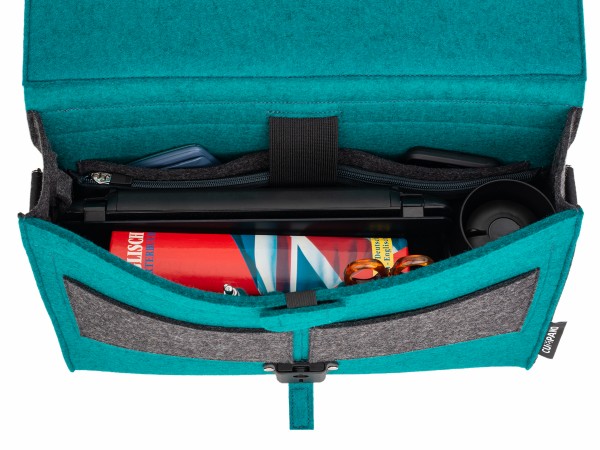 BIG BUDDY F mit Beckengurt, türkis / graphit