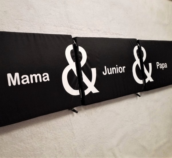 Beispielkombination aus 3 System-Sitzkissen, erweiterbar