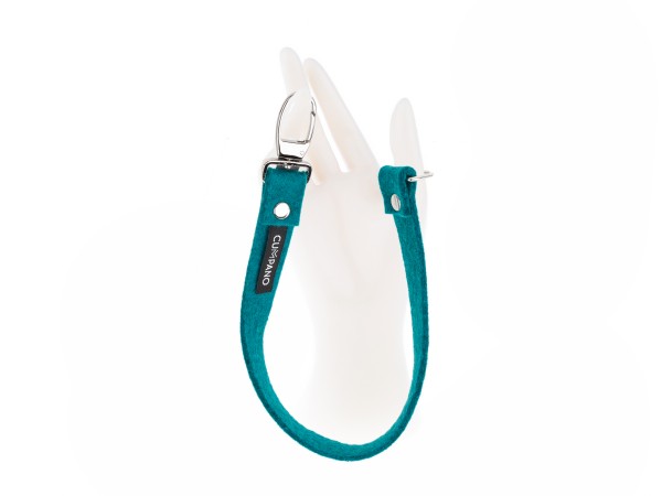 Schlüsselband, Merino-Wollfilz unifarben (mit Karabiner)