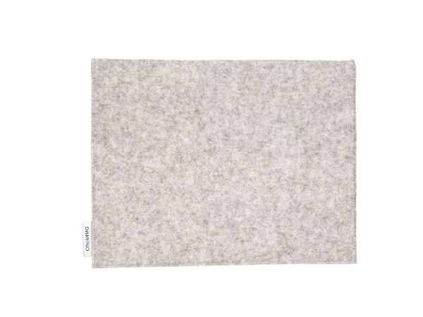 Tablethülle M - graphit / hell-meliert Rückansicht