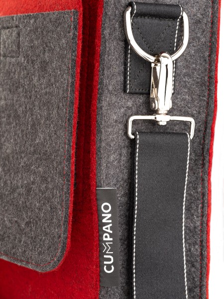 BIG BUDDY FX, kirsch / graphit - OHNE Beckengurt